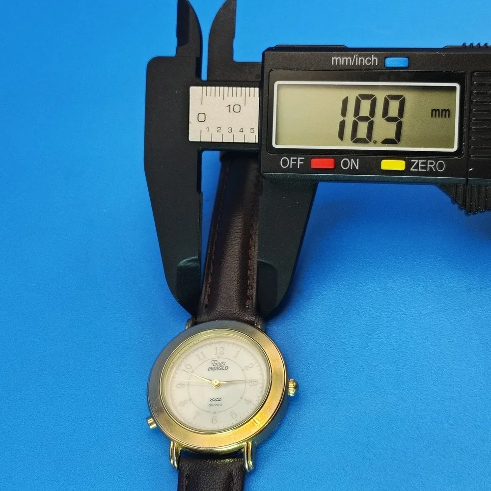 Vintage 1994 Timex 36mm Gold Tone Mens Quartz Dress Watch Restored (No Indiglo)